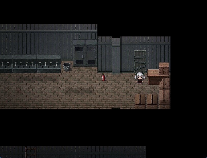 RPGツクールMV・MZ用 マップチップ・タイルセット16 『旧校舎・学校・学園・現代・日本・木造建築・内装・ホラー』