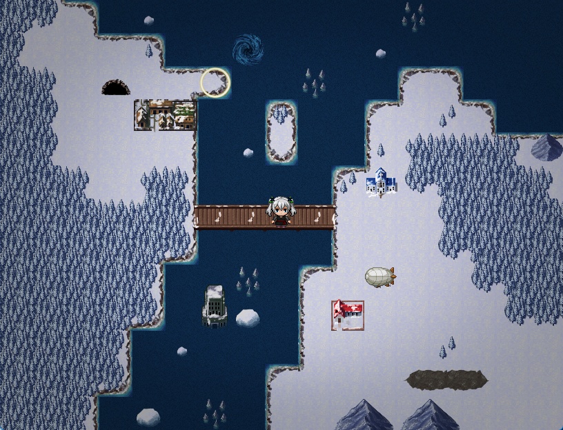 RPGツクールMV・MZ用 マップチップ・タイルセット17 『ワールドマップ/ファンタジー/RPG』