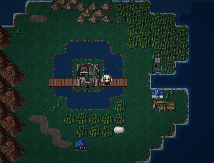 RPGツクールMV・MZ用 マップチップ・タイルセット17 『ワールドマップ/ファンタジー/RPG』