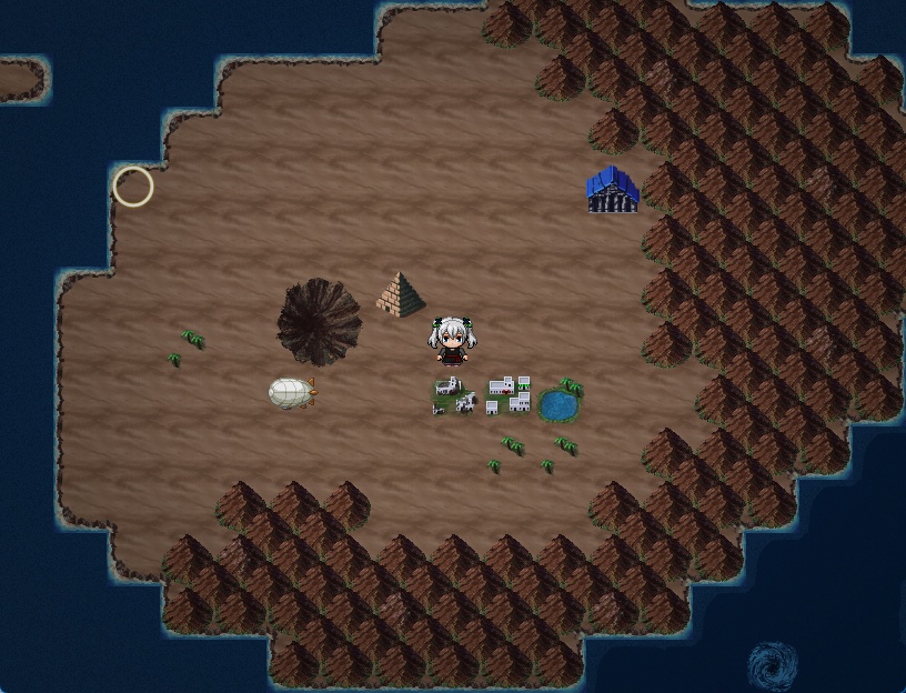 RPGツクールMV・MZ用 マップチップ・タイルセット17 『ワールドマップ/ファンタジー/RPG』