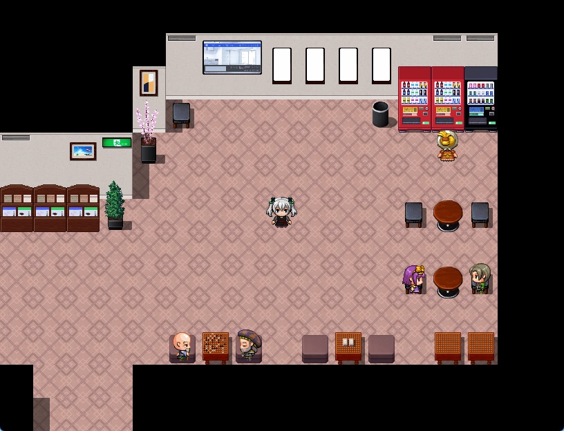 RPGツクールMV・MZ用 マップチップ・タイルセット18 『ホテル・現代・日本・内装』