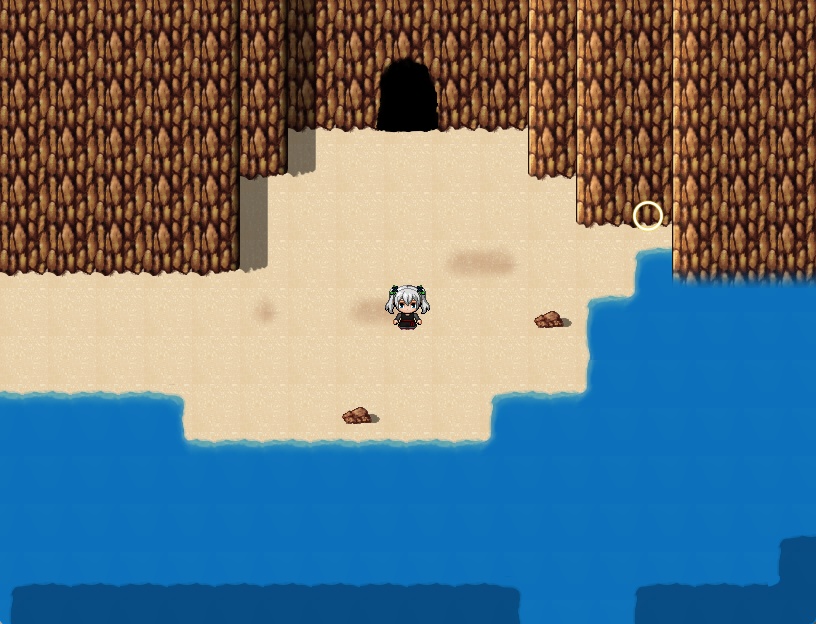 RPGツクールMV・MZ用 マップチップ・タイルセット19 『砂浜・ビーチ・海岸・海の家・海水浴場』