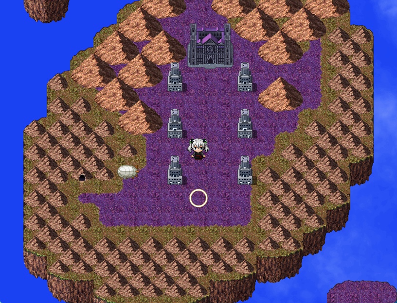 RPGツクールMV・MZ用 マップチップ・タイルセット20 『ワールドマップ2・浮遊大陸・ファンタジー・RPG』