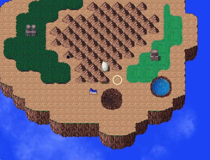 RPGツクールMV・MZ用 マップチップ・タイルセット20 『ワールドマップ2・浮遊大陸・ファンタジー・RPG』