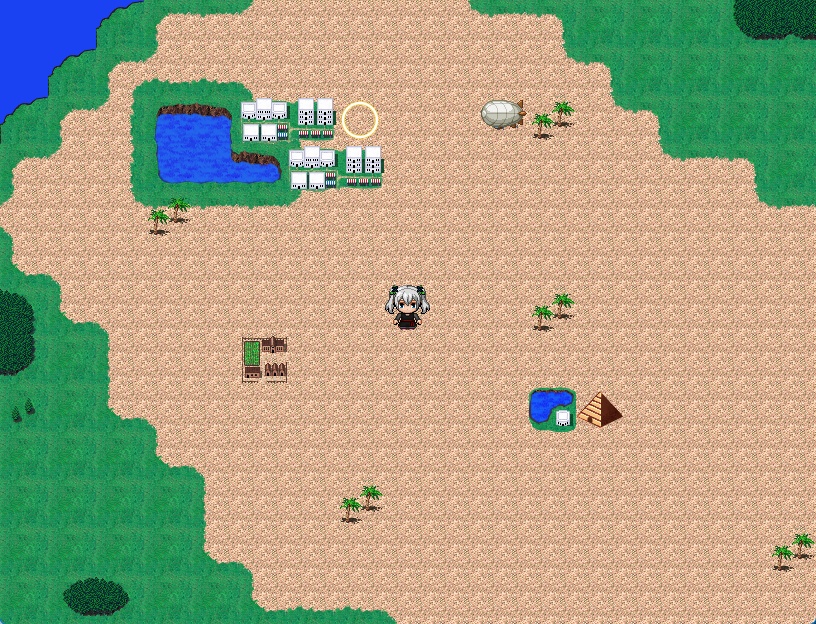 RPGツクールMV・MZ用 マップチップ・タイルセット20 『ワールドマップ2・浮遊大陸・ファンタジー・RPG』