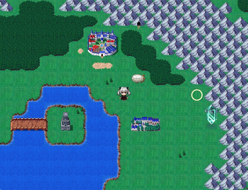 RPGツクールMV・MZ用 マップチップ・タイルセット20 『ワールドマップ2・浮遊大陸・ファンタジー・RPG』
