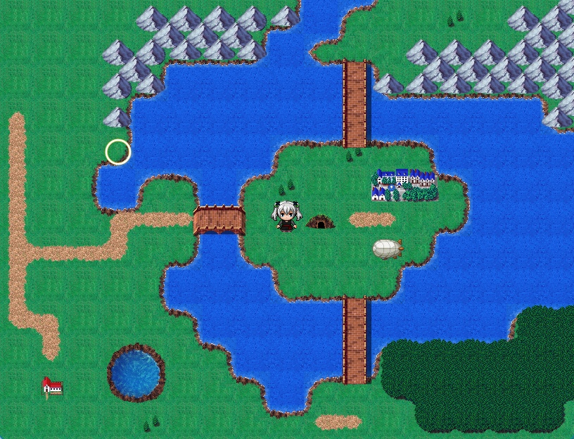 RPGツクールMV・MZ用 マップチップ・タイルセット20 『ワールドマップ2・浮遊大陸・ファンタジー・RPG』