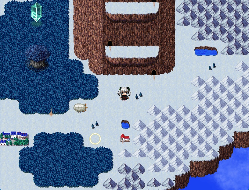 RPGツクールMV・MZ用 マップチップ・タイルセット20 『ワールドマップ2・浮遊大陸・ファンタジー・RPG』