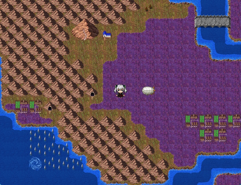 RPGツクールMV・MZ用 マップチップ・タイルセット20 『ワールドマップ2・浮遊大陸・ファンタジー・RPG』