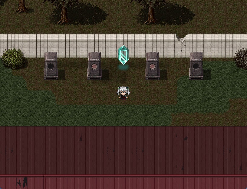 RPGツクールMV・MZ用 マップチップ・タイルセット21 『廃墟・廃校・木造校舎・学校・ホラー・外装・冬・雪・和風・日本・現代』