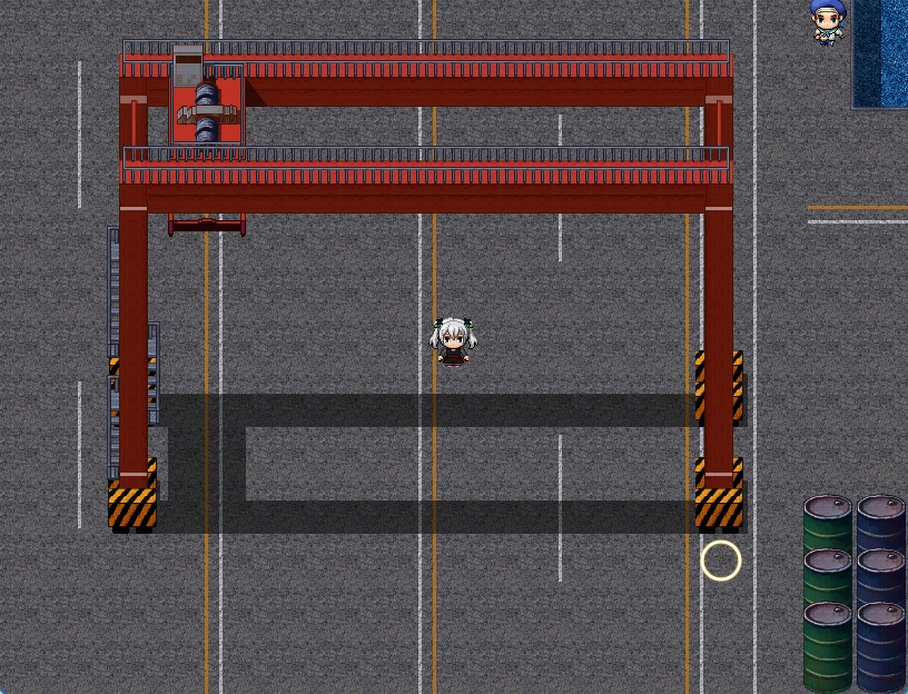 RPGツクールMV・MZ用 マップチップ・タイルセット24『港湾・港・埠頭・コンテナ・現代』