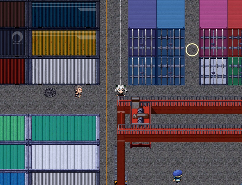 RPGツクールMV・MZ用 マップチップ・タイルセット24『港湾・港・埠頭・コンテナ・現代』