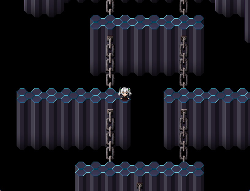 RPGツクールMV・MZ用 マップチップ・タイルセット25『炎の要塞・暗いダンジョン』