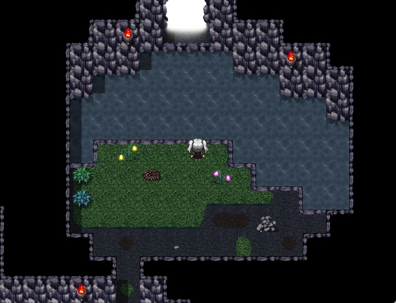 RPGツクールMV・MZ用 マップチップ・タイルセット27『洞窟・炭鉱・ダンジョン・洞穴・地下』