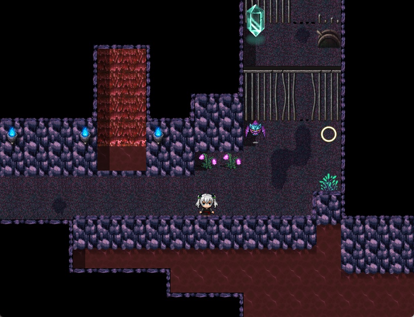 RPGツクールMV・MZ用 マップチップ・タイルセット27『洞窟・炭鉱・ダンジョン・洞穴・地下』