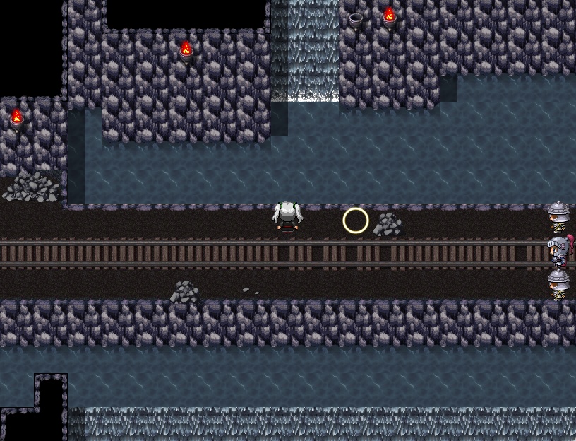 RPGツクールMV・MZ用 マップチップ・タイルセット27『洞窟・炭鉱・ダンジョン・洞穴・地下』