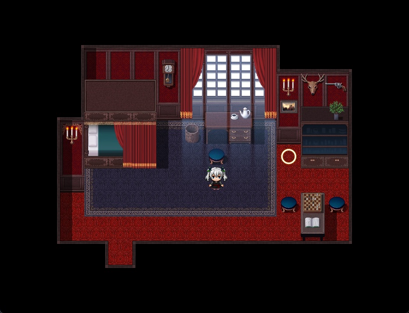 RPGツクールMV・MZ用 マップチップ・タイルセット28 『屋敷・洋館・内装・地下室』