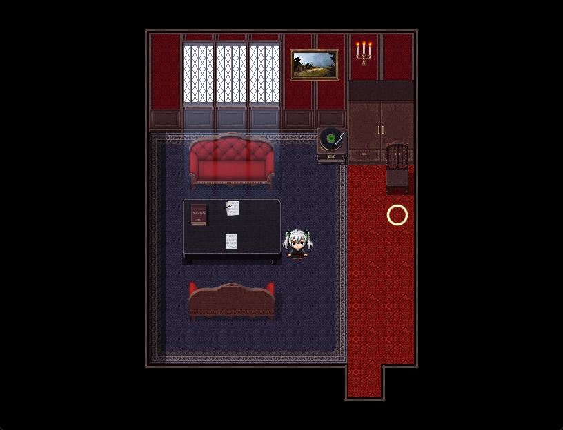 RPGツクールMV・MZ用 マップチップ・タイルセット28 『屋敷・洋館・内装・地下室』