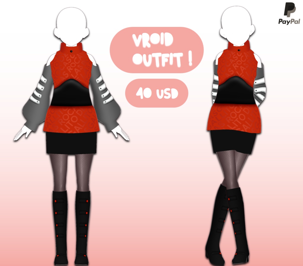 Grok Dress - Vroid Outfit