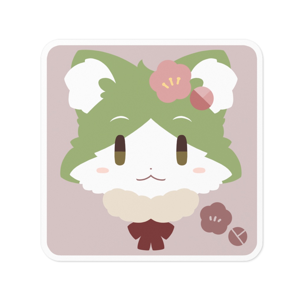 めじろねこ ステッカー