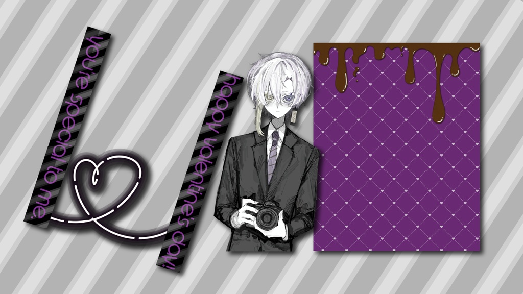 《無料》バレンタイン用素材つめあわせ《11カラー》