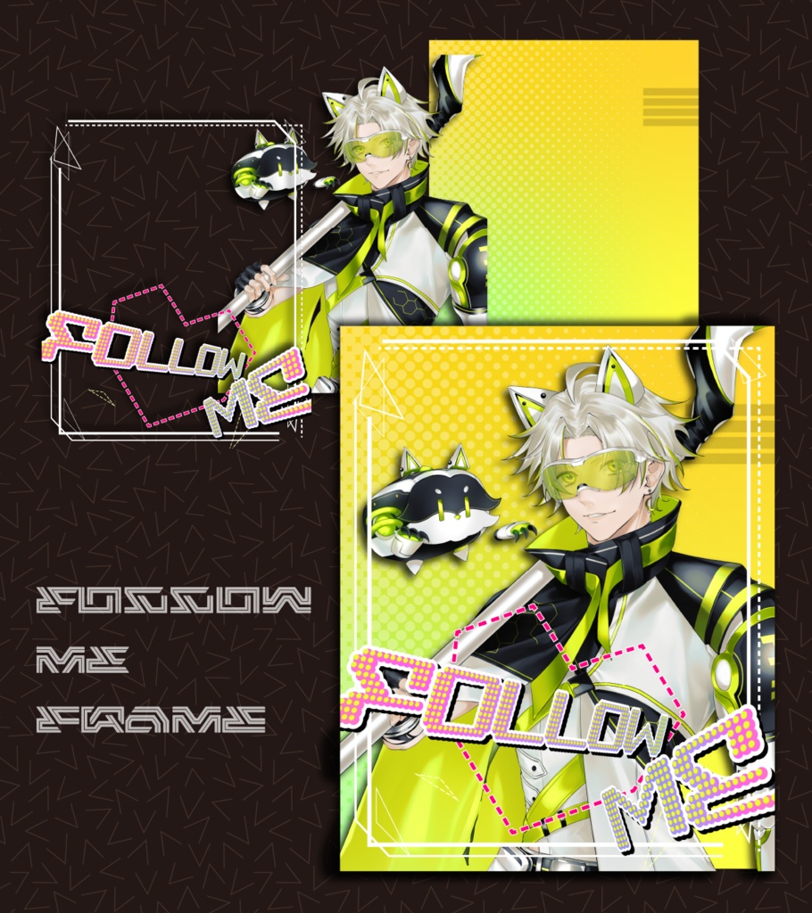 《無料》FOLLOW ME 素材