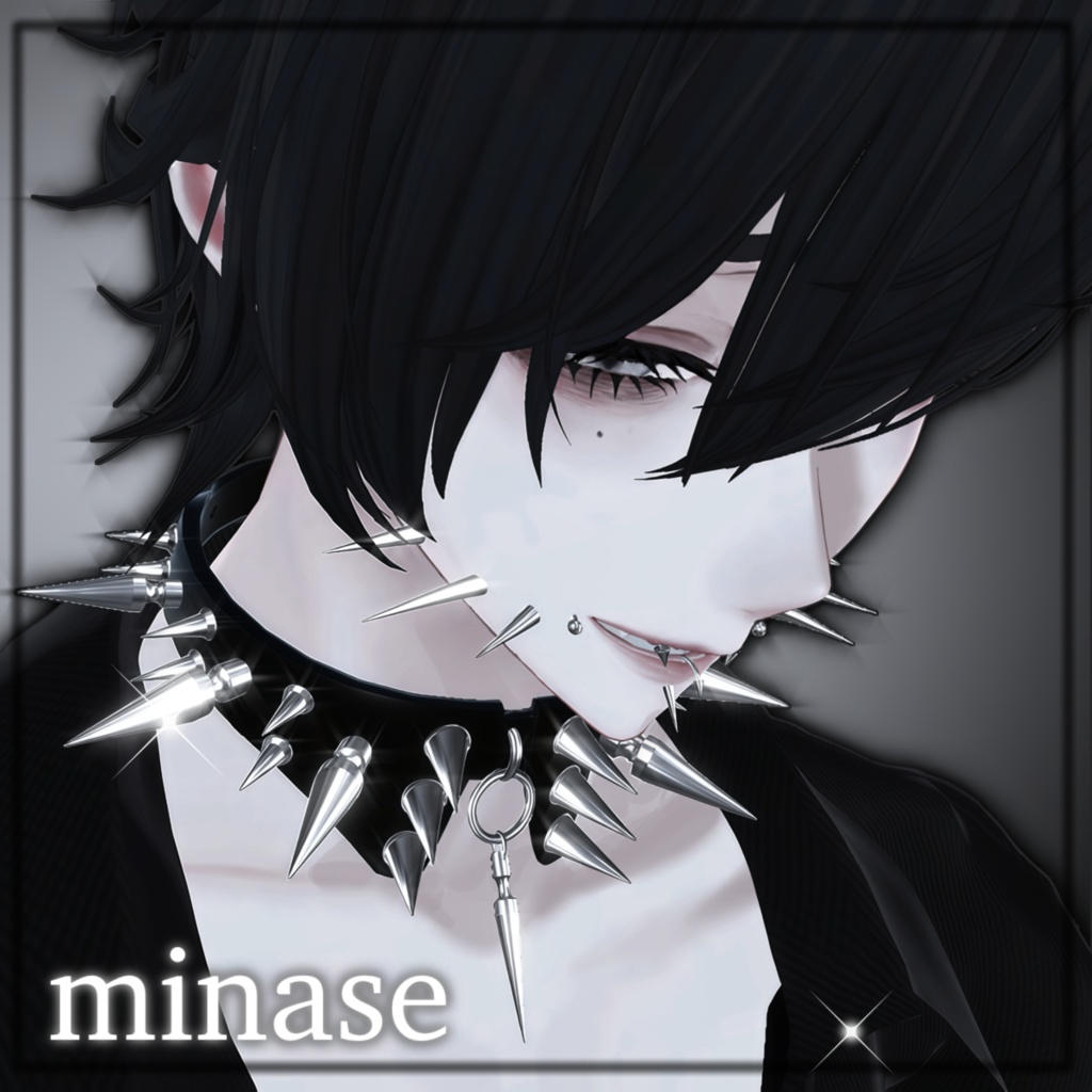 【16アバター対応】チョーカー&ピアス セット