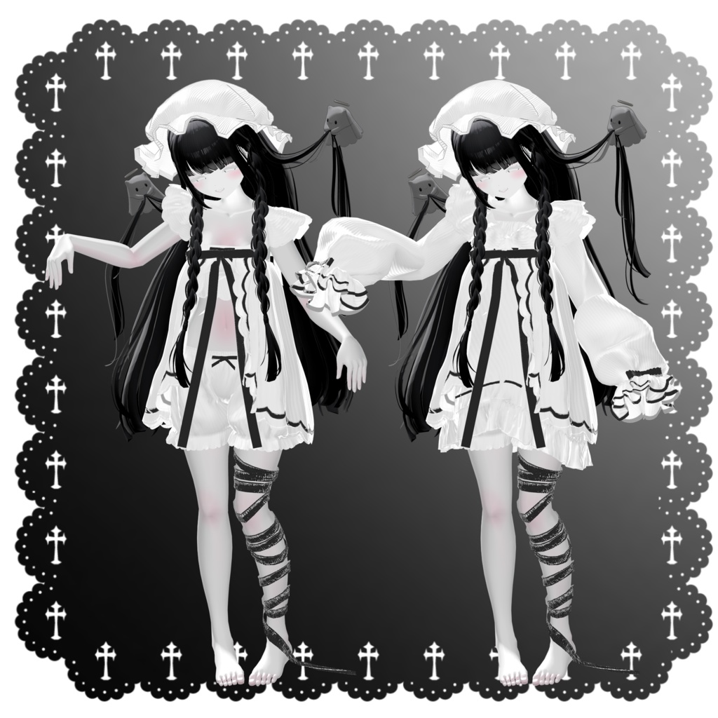 【無料ある】 ₊⁺ ꒰১幽霊海月 ໒꒱ ⁺₊ パジャマセット【20アバター対応】
