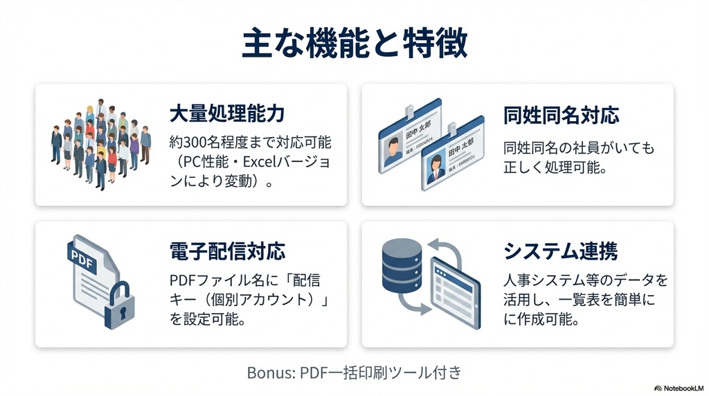 【Excel/VBA】雇用契約書作成・更新支援ツール|PDF自動出力|中小企業向け