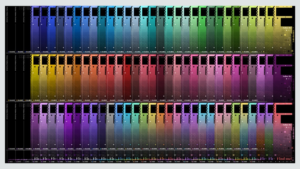 【フリー素材】宣伝プロフィール画像【Vtuber素材】