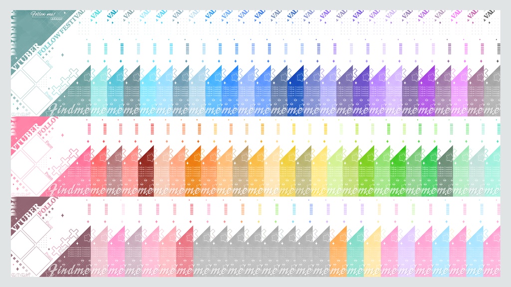 【フリー素材】宣伝プロフィール画像【全514種】