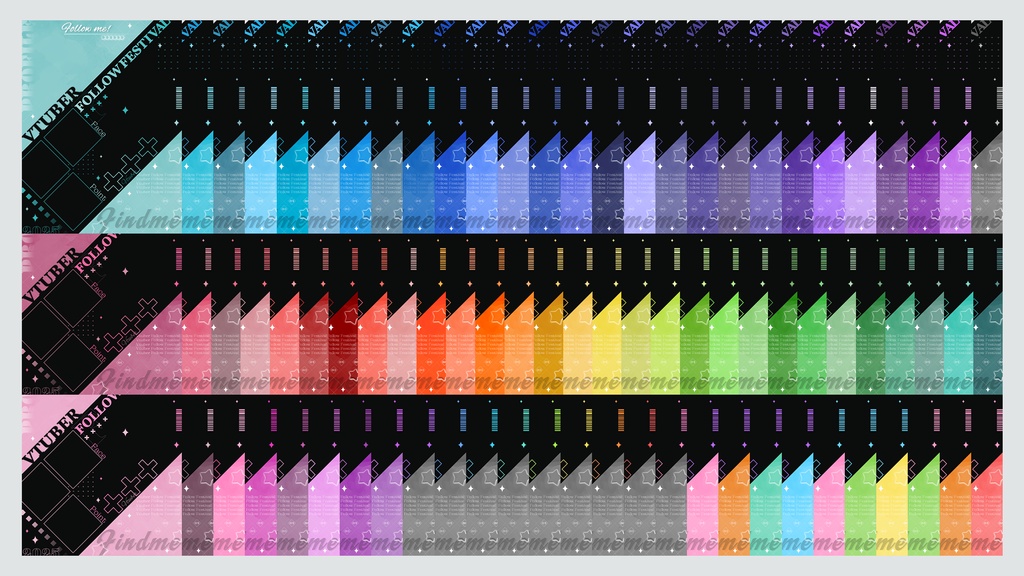 【フリー素材】宣伝プロフィール画像【全514種】