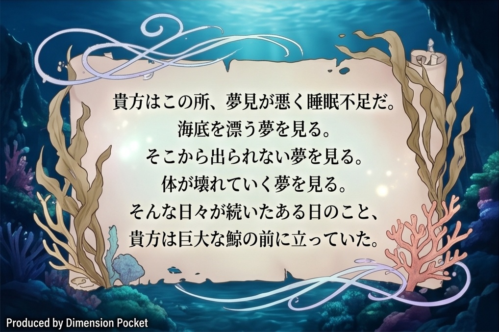 CoC・KPレス「夢鯨は、泳がない。」SPLL:E188354