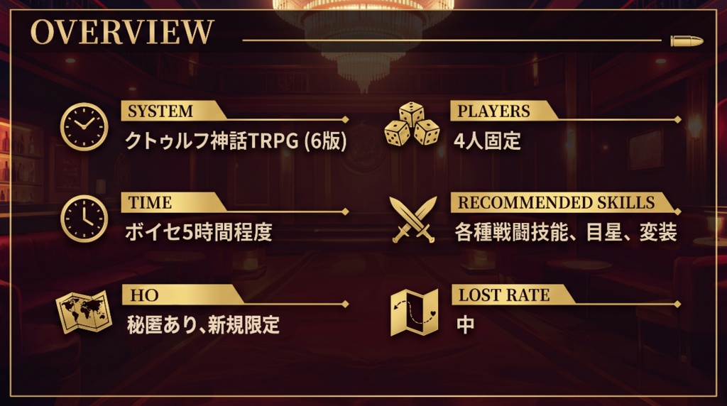 CoC「弾丸(バレット)とドレスは嘘をつかない」 SPLL:E187295