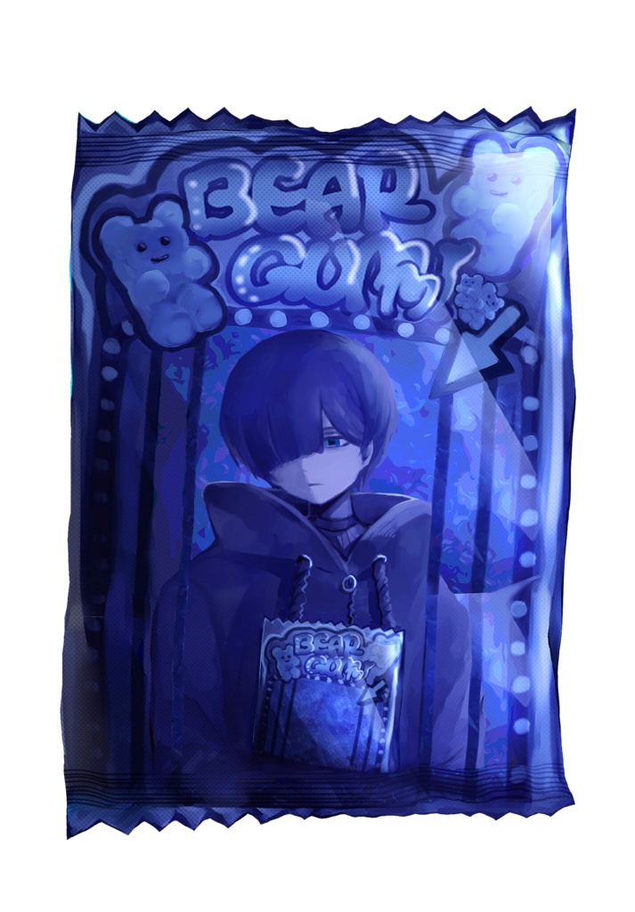 アクリルキーホルダー「Bear Gummy」