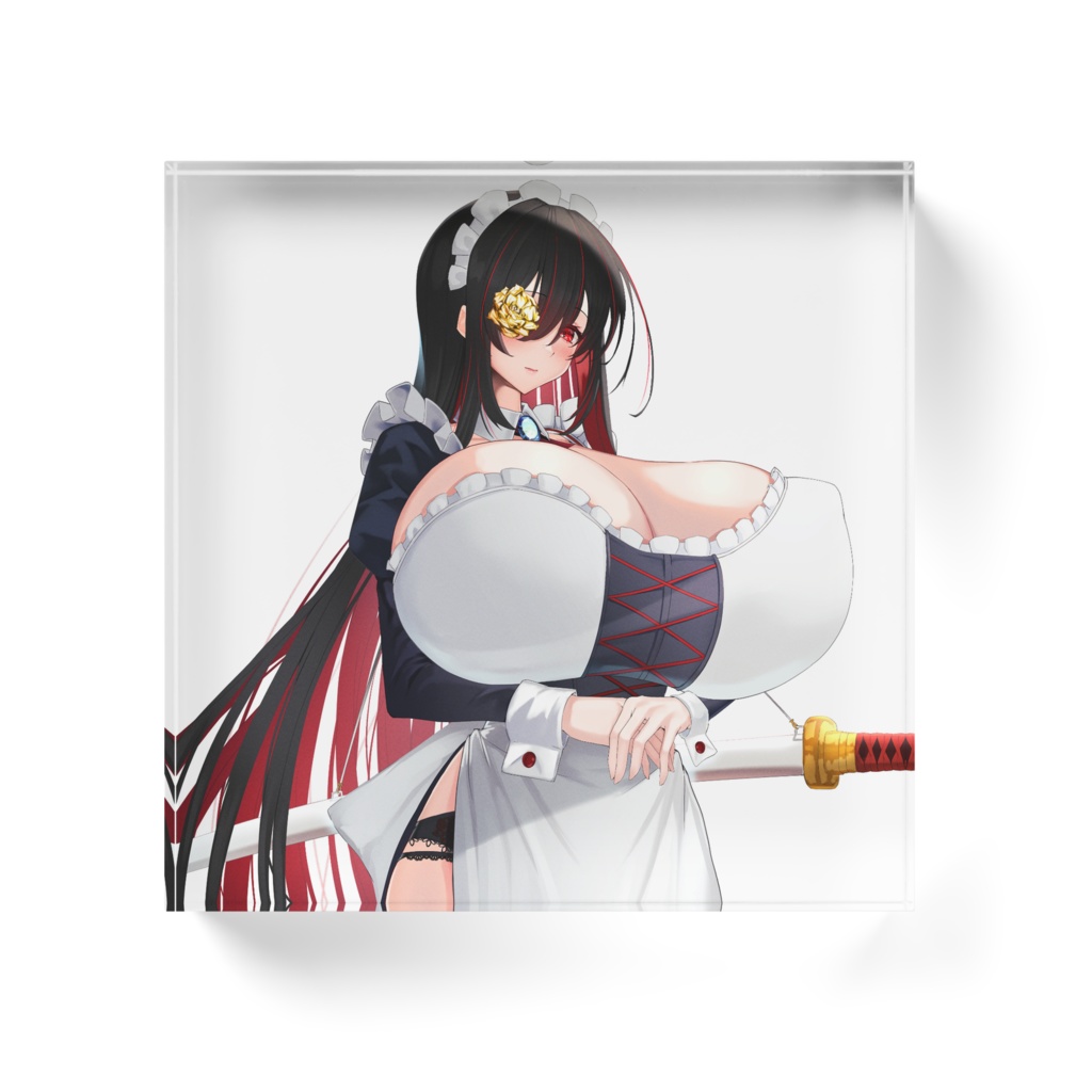 黒紫館幽火(メイド) アクリルブロック