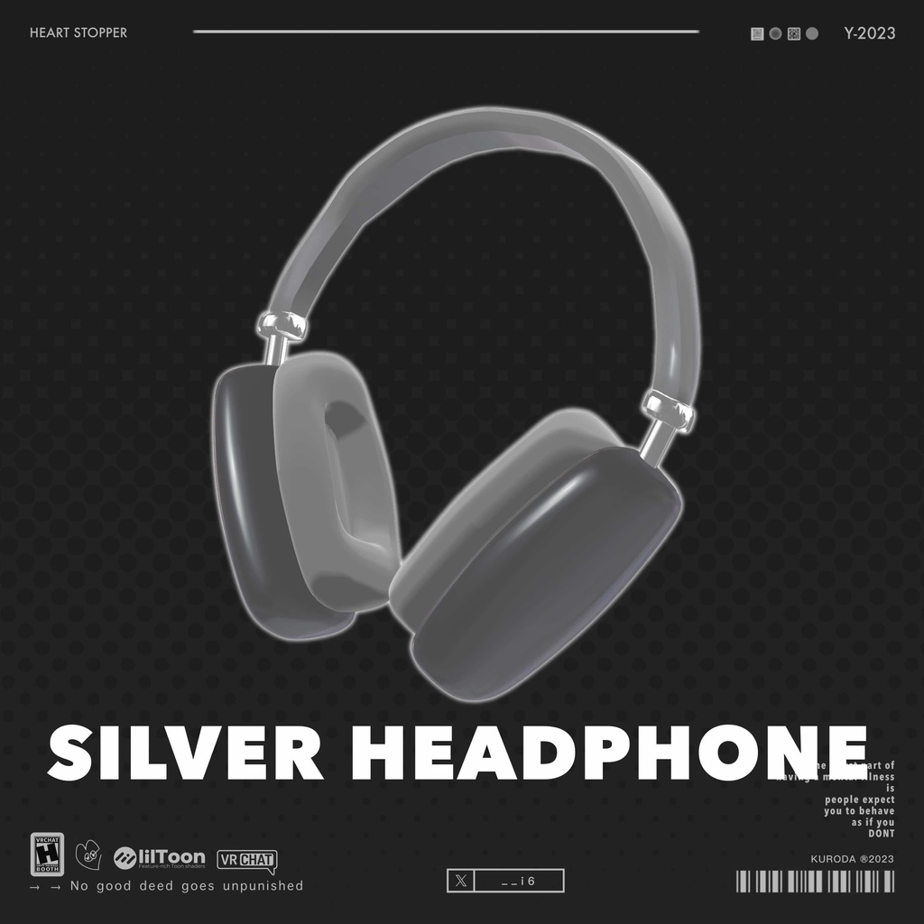 SILVER HEADPHONE