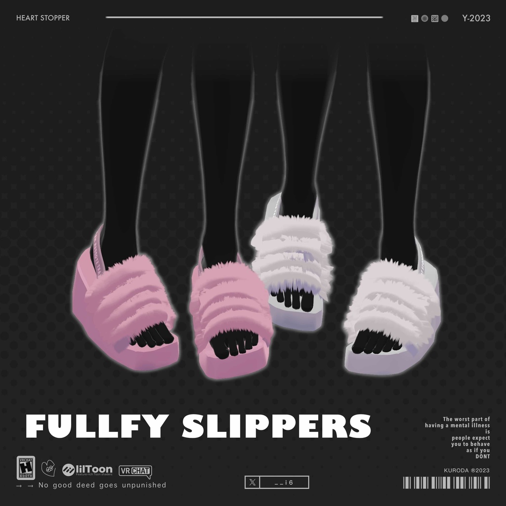 【Grus】FULLFY SLIPPERS