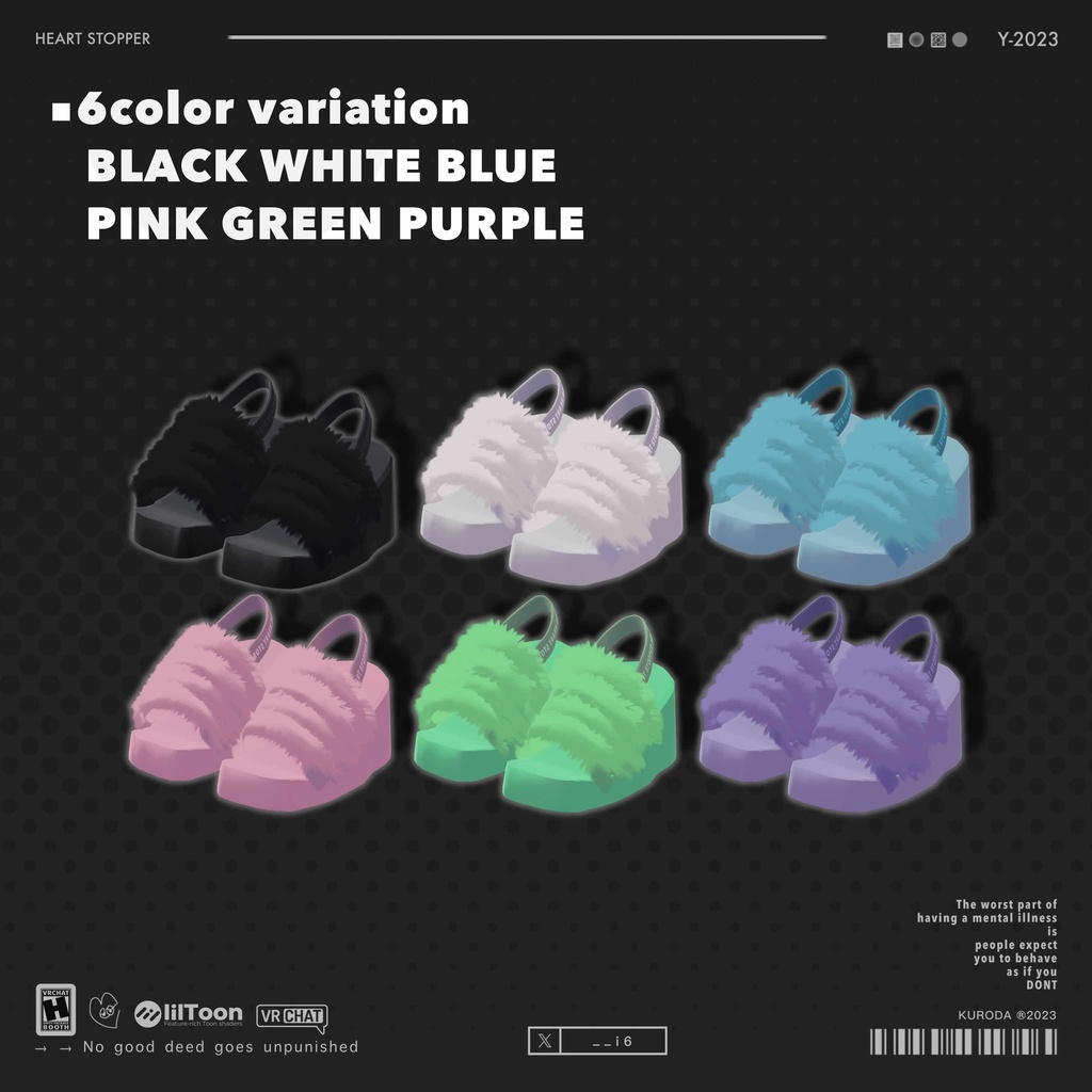 【Grus】FULLFY SLIPPERS