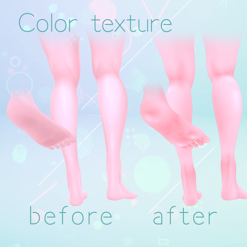 【クマリ】Kumaly ふわふわ body texture & material 🍏