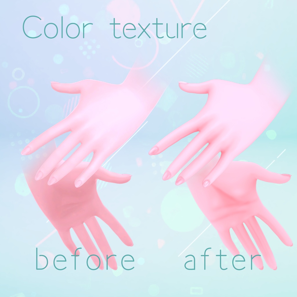 【クマリ】Kumaly ふわふわ body texture & material 🍏