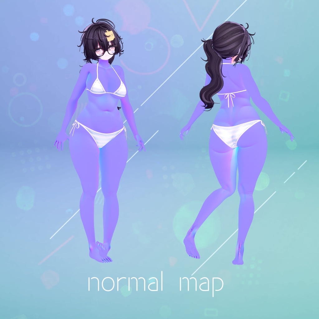 【クマリ】Kumaly ふわふわ body texture & material 🍏