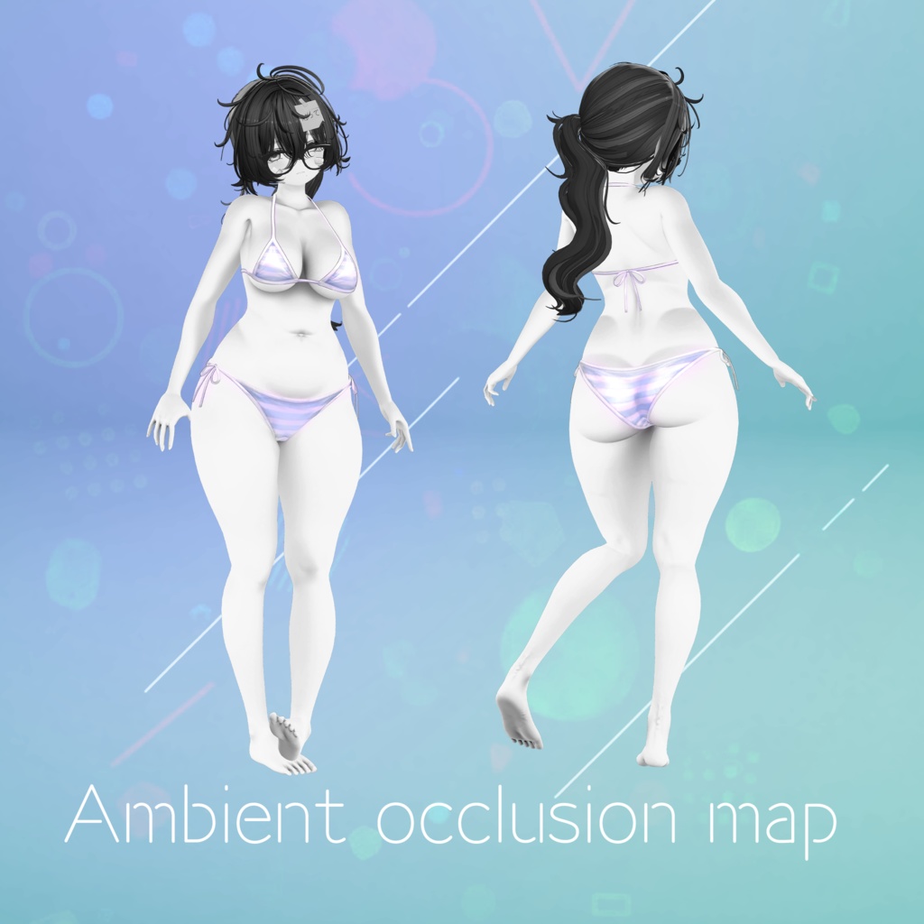 【クマリ】Kumaly ふわふわ body texture & material 🍏