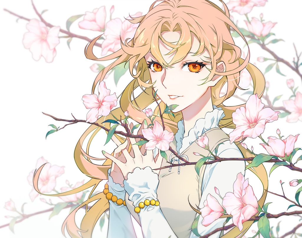 桃の枝ブラシ