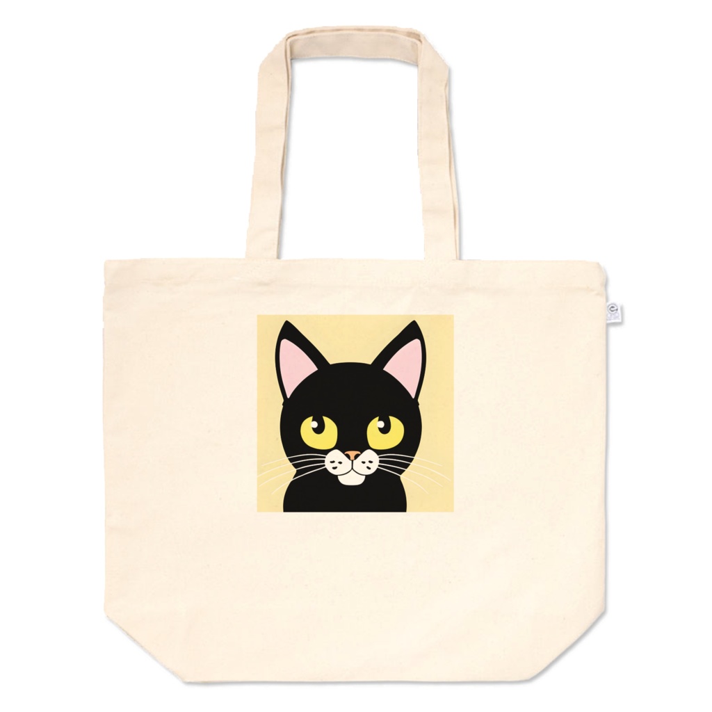 猫イラストトートバッグ　Cat illustration tote bag