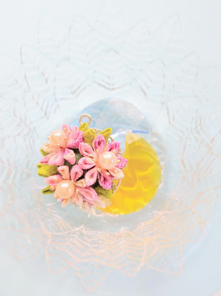 三輪 桜柄 デザイン縁