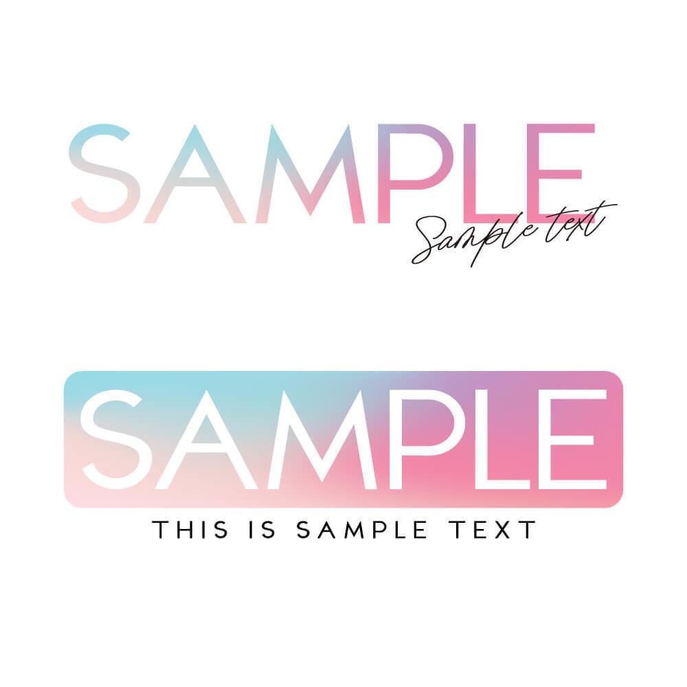 グラデ素材50点セット - ホログラフィック