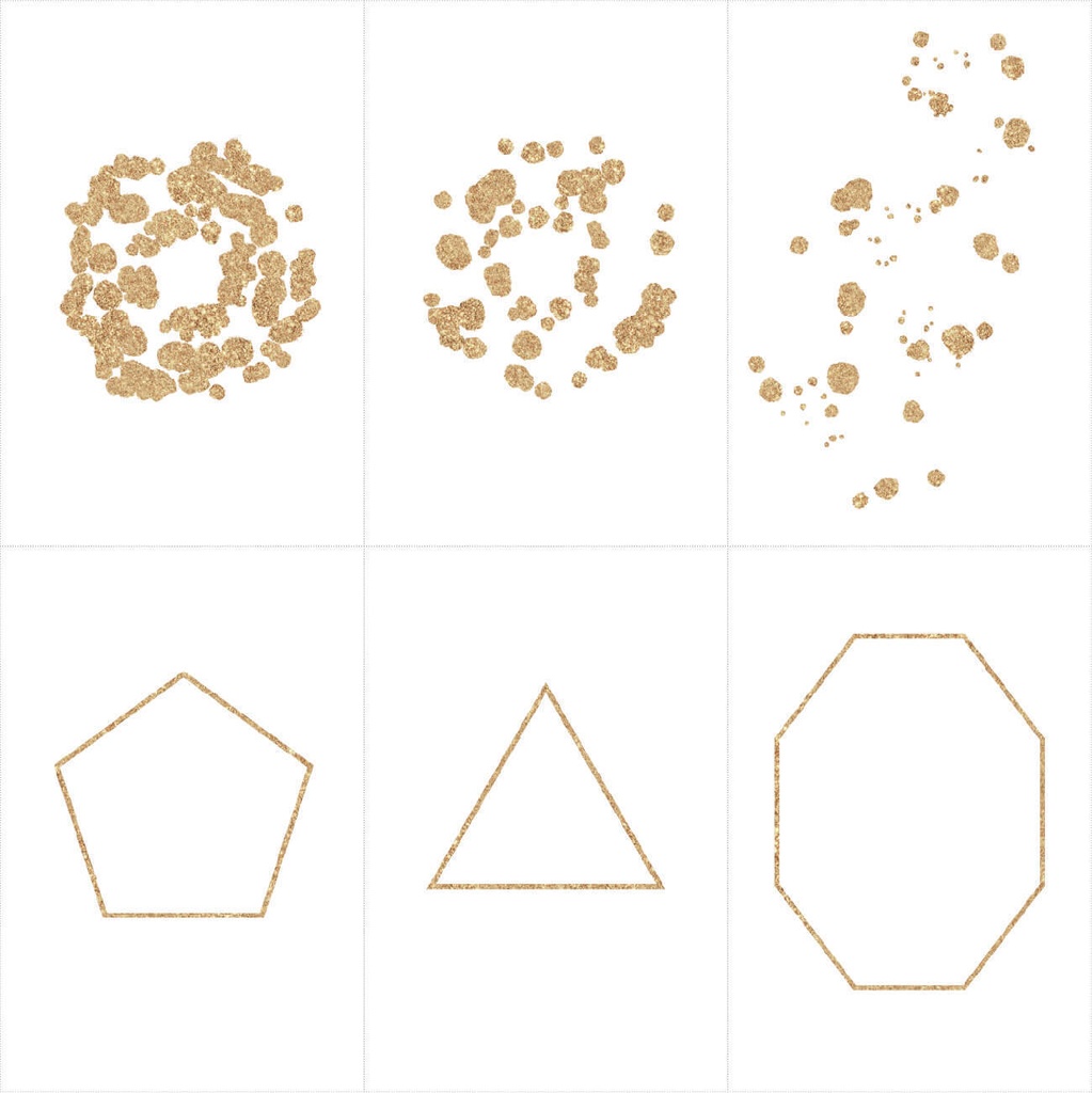 GOLD - ゴールド素材62点セット