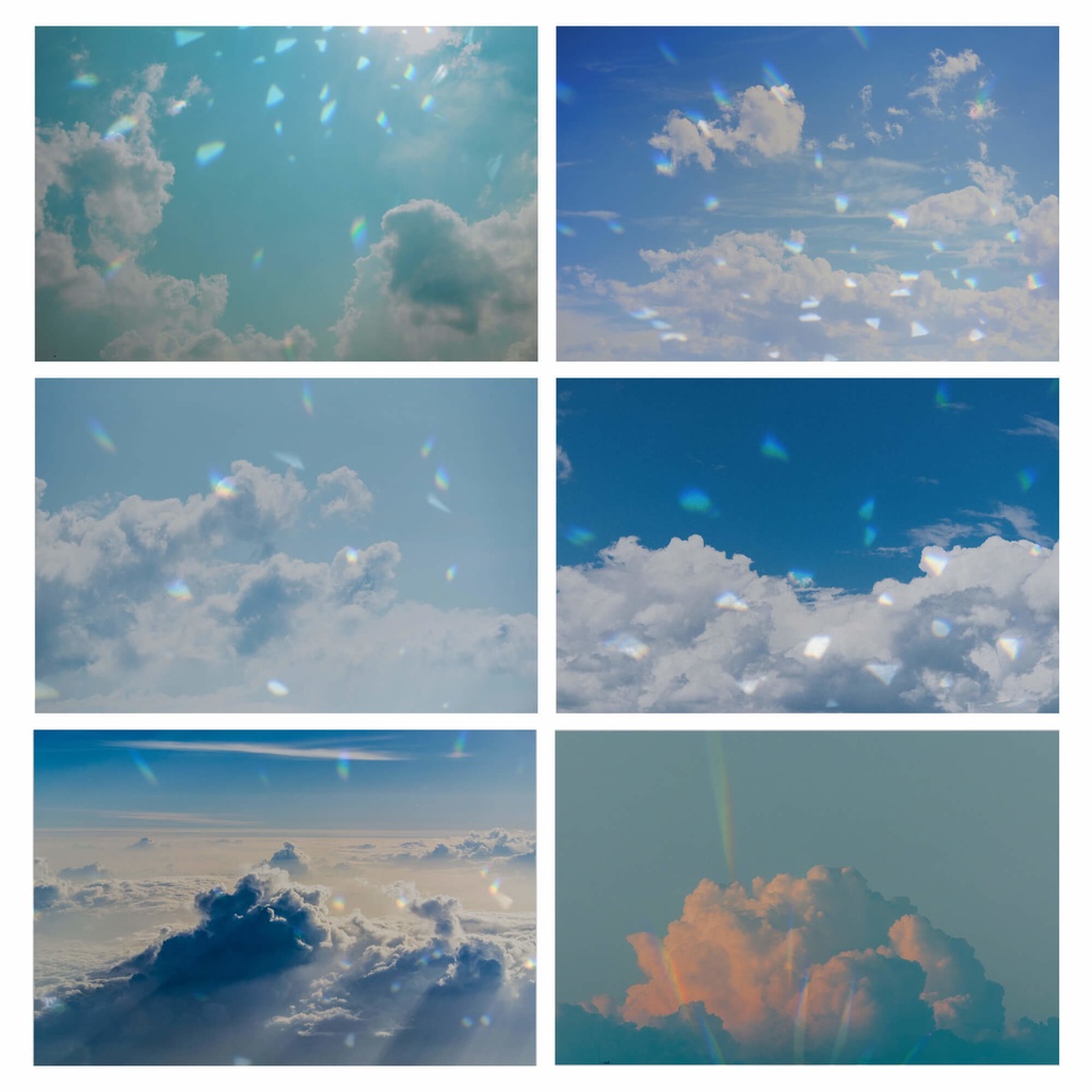 空のプリズム素材 16点セット