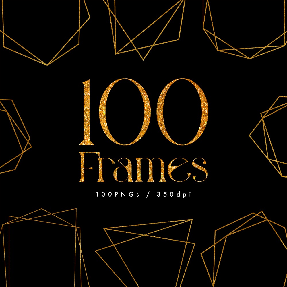 Gold frames - フレーム100点セット